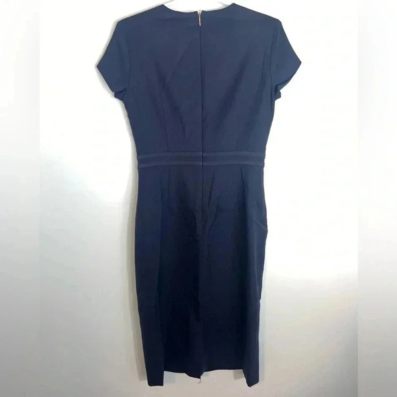 TORY BURCH DARK BLUE MIDI LENGTH SIZE 6 DRESS - Picture 13 of 15